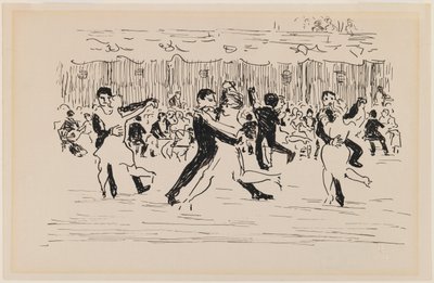 Ballroom scene (couples dancing) by Robert Cozad Henri